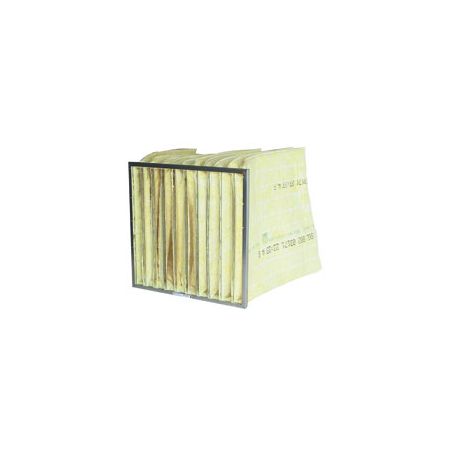 FILTRO DE AIRE 10 BOLSAS MARCO CHAPA GALVANIZADA F6 MICROFIBRA DE VÍDRIO 